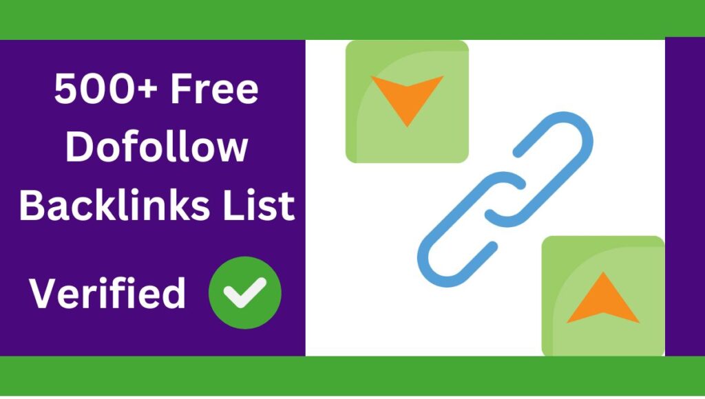 free dofollow backlinks list 2024